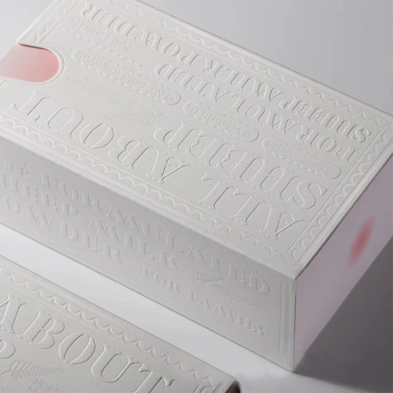 Customized Paper Box Manufacturers Textured Paper Box Drawer Attractive Design Paper Packaging Box