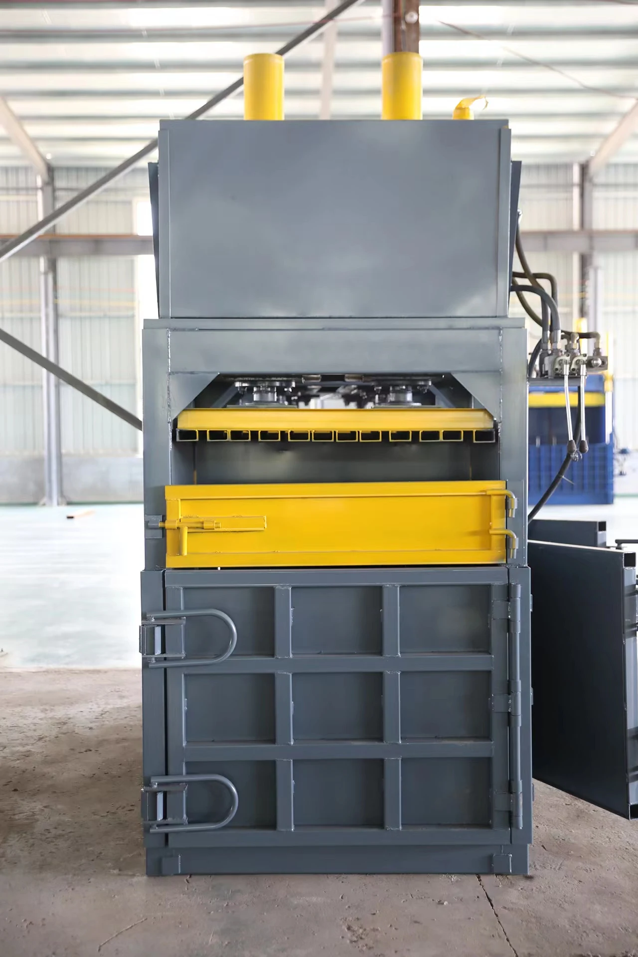 High Efficient Vertical Hydraulic Scrap Aluminum Alloy Baler Metal Press Baling Machine