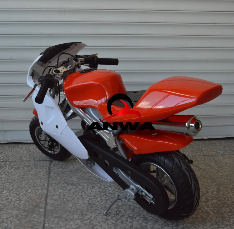 Electric/ Gasoline Mini Motorbikes Motorcycle super racing mini pocket bike 49cc 50cc for Kids