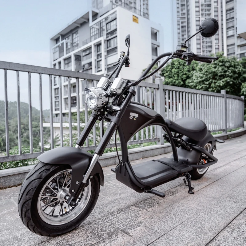 EU Warehouse Mangosteen M1P 2000W Chopper Style E Scooter 2000W 60v 30ah Street Legal with EEC COC