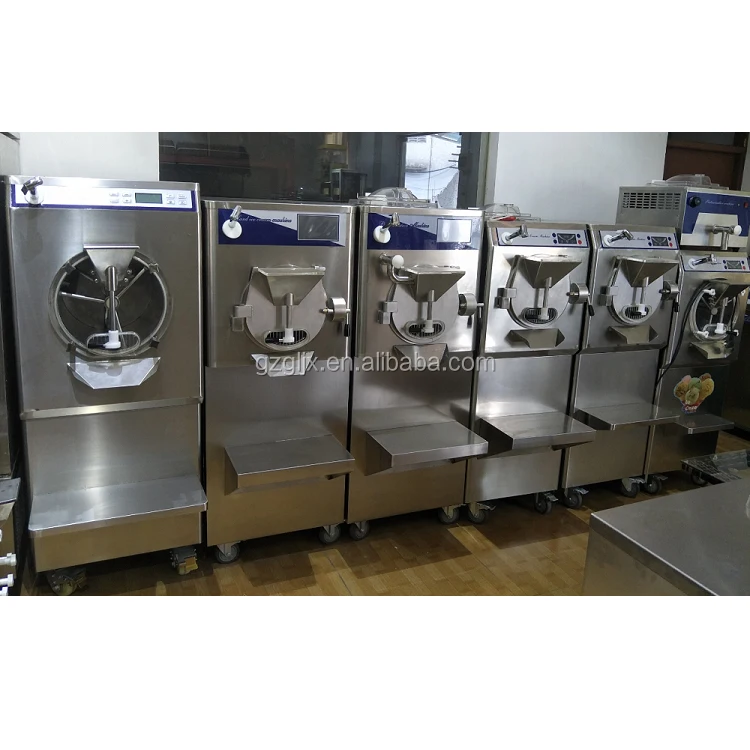 Custom new full automatic commercial home gelato maker batch freezer large capacity ice-cream making hard ice cream machine
