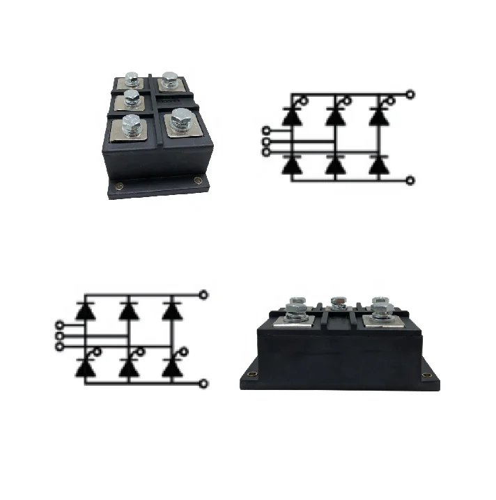 
three phase thyristor and diode bridge rectifier 1000A 1800V MT/DS100018105 