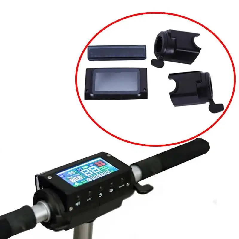 Display Cover Throttle Display Screen Case Housing Cover With LED Light Cover For S1 S2 S3 8 Inch Electric Scooter Parts
