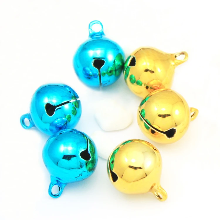 Wholesales metal colorful pet ornament small bells for collar
