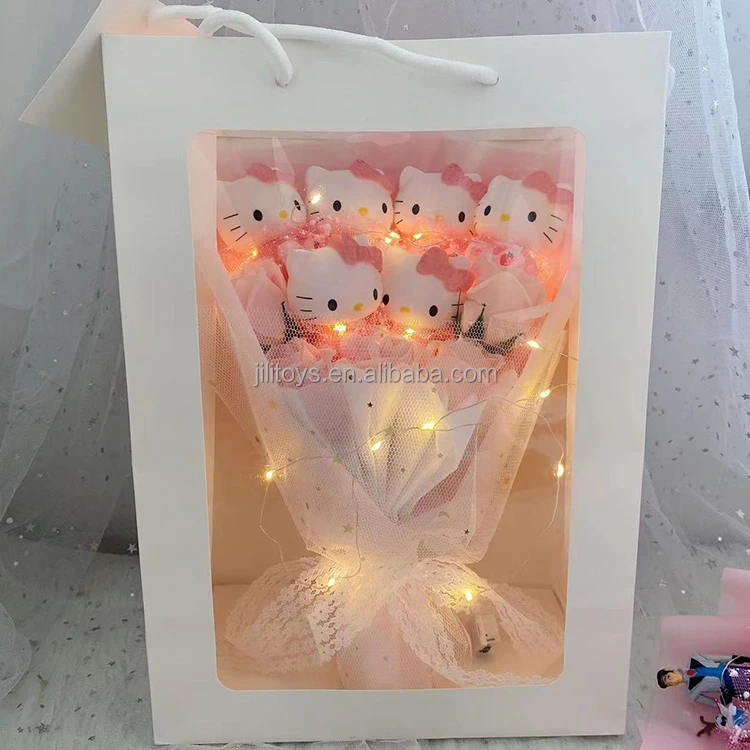 dropshipping 1pc stitch plush toys soft customized stuffed plush doll toys stitch bouquet