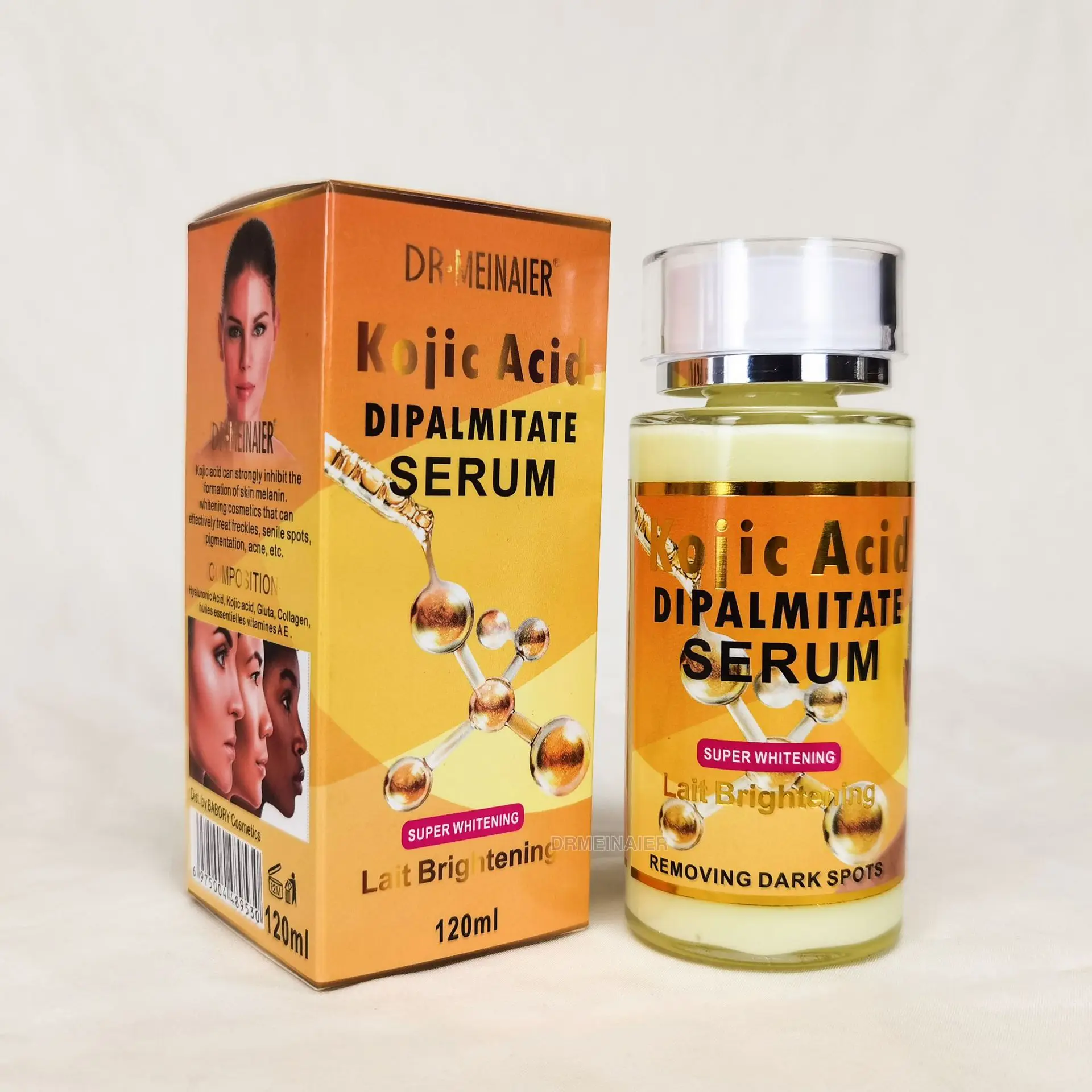 OEM Private Label Turmeric Whitening Serum Long Lasting Hydrating Brightening Body Serum Wrinkle Remover Face Serum