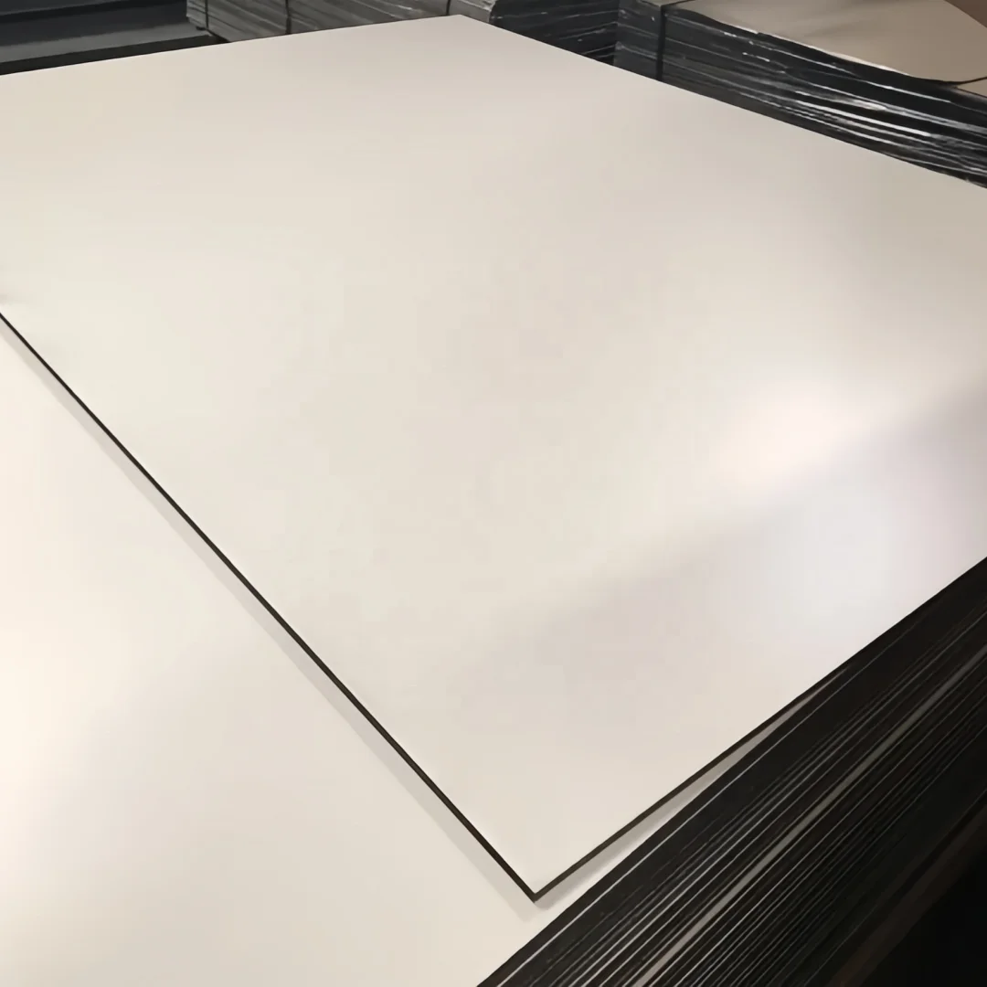 Modern Style 18mm Melamine Faced Blockboard Factory-Processed Moisture-Proof Wood Fiber MDF E1/E2/E0 Standard for Kitchen