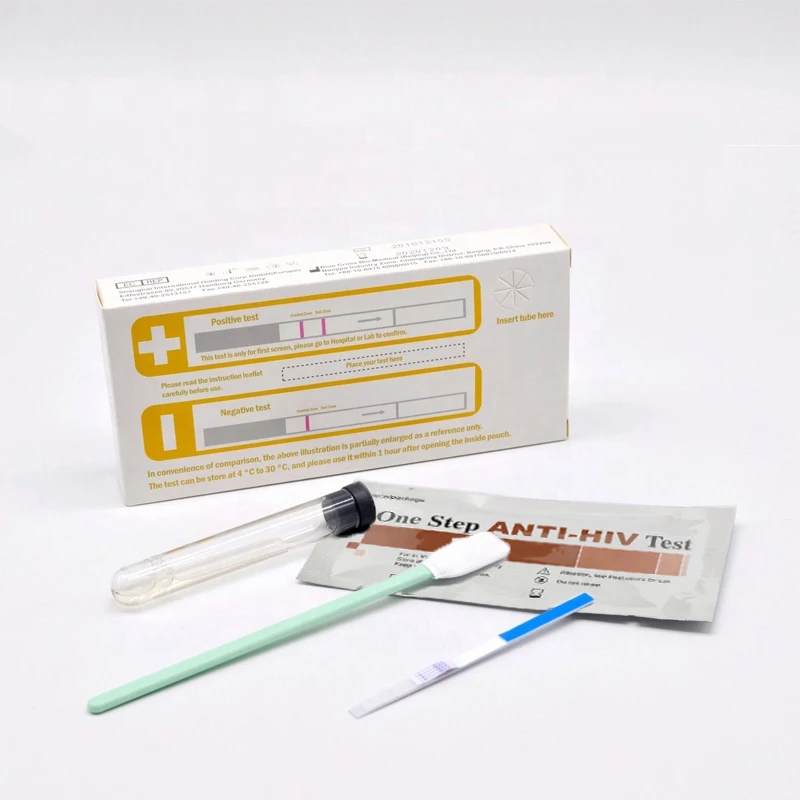 Aids HIV Rapid Easy Home Use Test Kit HIV Saliva  Rapid Diagnostic Cassette