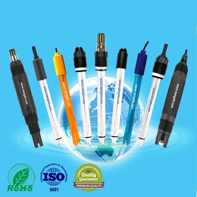 Длительный срок службы, стабильный чувствительный высококачественный стеклянный и пластиковый корпус, онлайн-и лабораторный pH-датчик, pH-электрод, pH-зонд, -15 ~ 130 градусов Цельсия