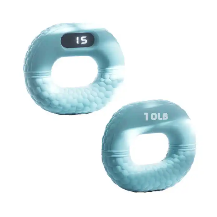 Home Gym Fitness Silicone Hand Grip Strength Resistance Bands Finger Exerciser Strengthener Trainer Ring