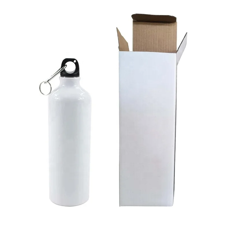 Warehouse Stocked 750ml Aluminum Sublimation Water Bottle Personalized Sublimation Blanks  Aluminum Water Bottles