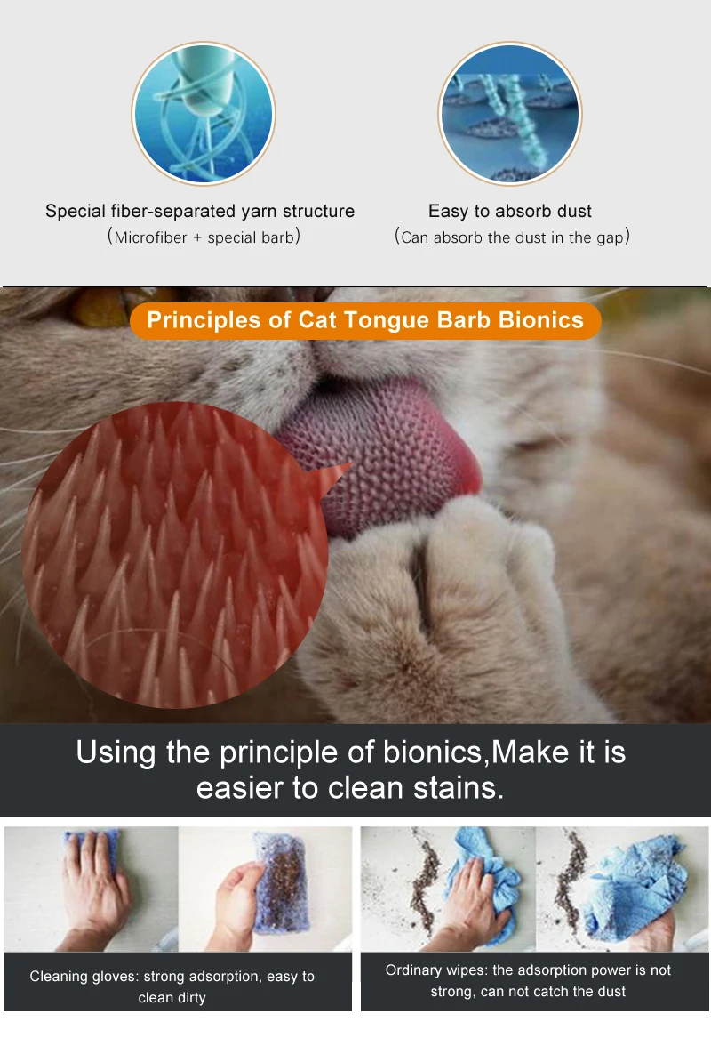 2023 New Cleaning Cloth Biodegradable And Eco-Friendly Cleaning Rags Wholesale