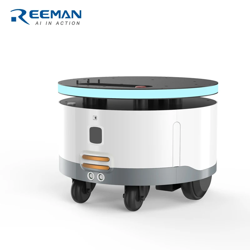  AGV 4wd резиновая роликовая нагрузка на шасси робота до 60 кг поддержка доставки открытый SDK автономный зарядный