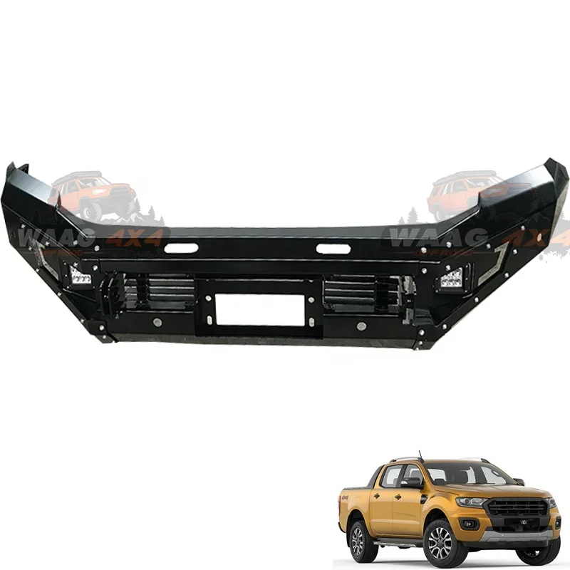 WAAG Manufacturer Exterior Off Road Accessories Steel Front Bumper Guard Bull Bar For Ford Ranger T7 PX1 PX2 PX3