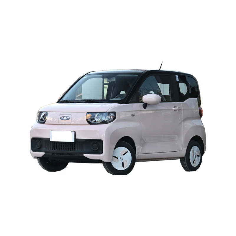 Brand New Cheap Price Adult Mini Car Chery QQ Light Root Color Electric Car Range 120 KM City Energy Saving Auto Car Vehicle