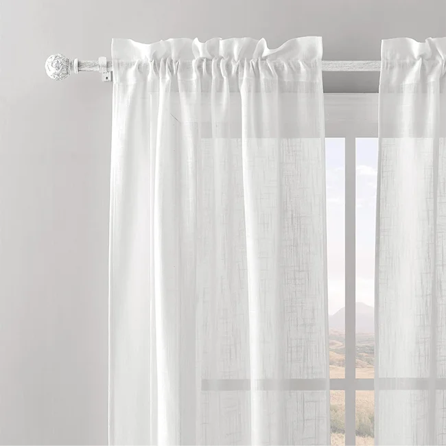 Modern style curtain pole white curtain poles tracks accessories home curtain rod set