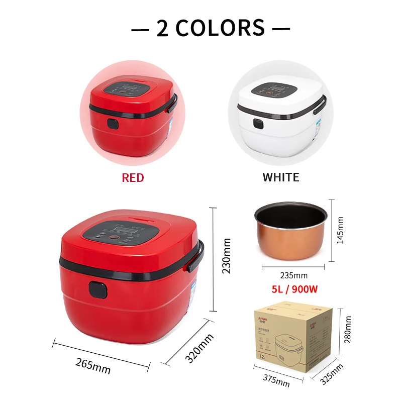 3L 4L 5L Wholesale Cheap Multifunction Quality Electric Cooking Cooke  220V Multi Deluxe Large Size Rice Cooker Commercial