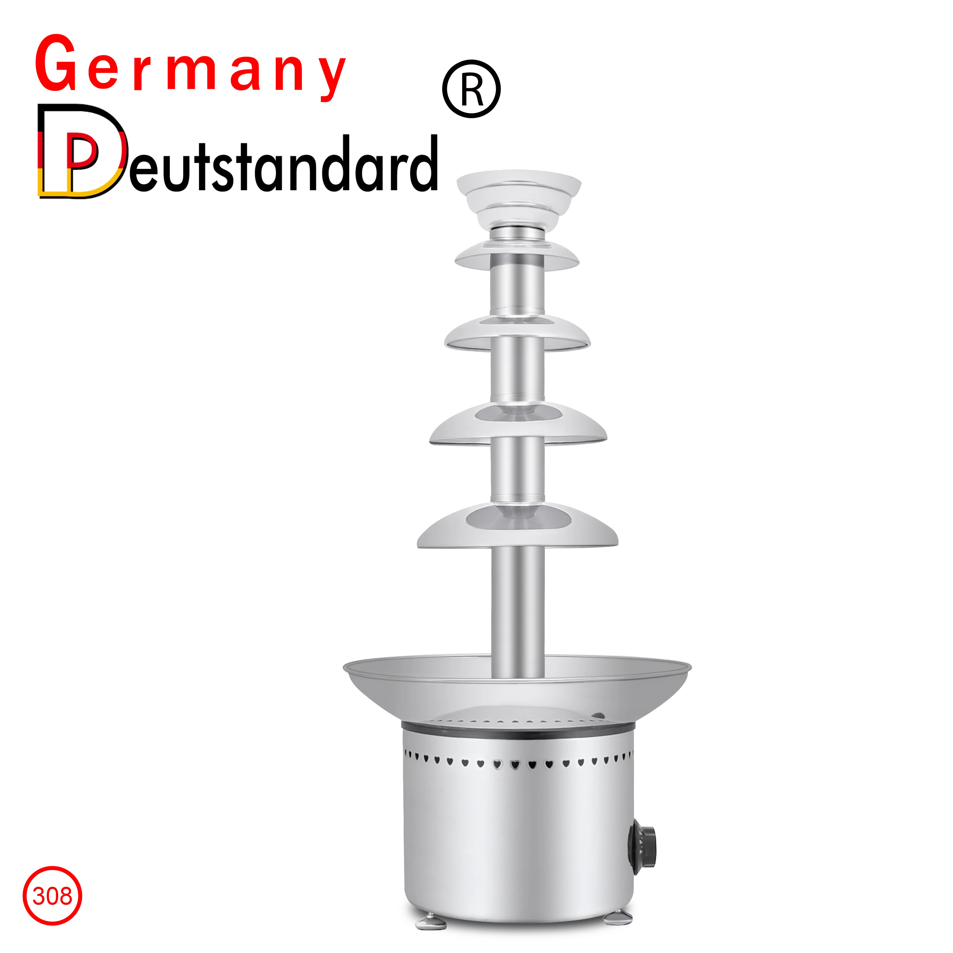 Commerical mini 5 layer chocolate fountain machine