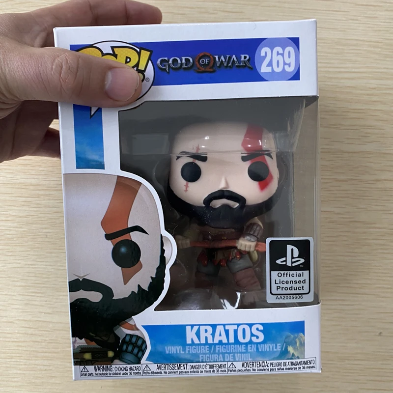 Экшн-фигурка Funko Pop Kratos 269 Коллекционная модель бог войны игрушки 10