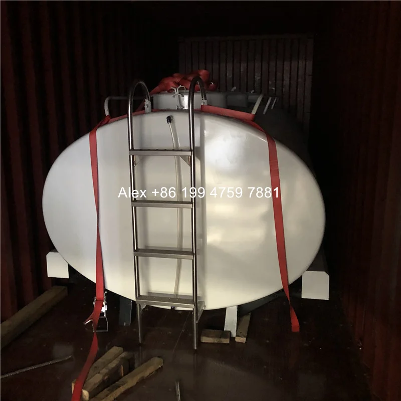 6000 liters stainless steel water tank for truck