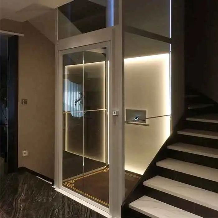 2-5 Floors residential shaftless elevators small home lift 3 floor hydraulic house villa lift passenger elevators