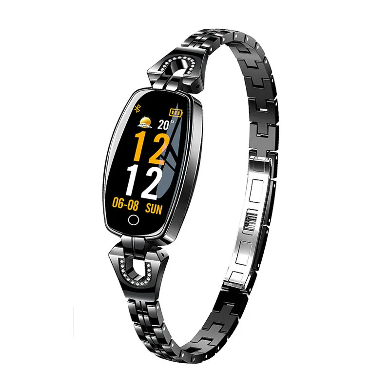 H8 Ladies Fashion Fitness Heart Rate Monitor Watch Smart Bracelet