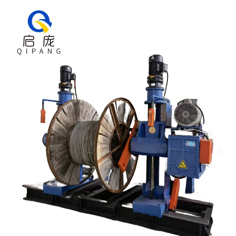 reel pay out machine motorized Payoff Stand wire pay off machine Magnetic particle shaftless wire pay-off machine