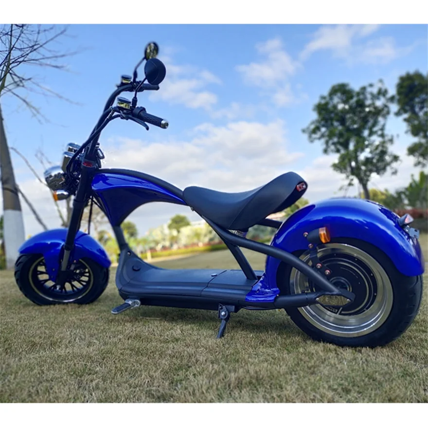 Citycoco 1500W Best Motos Electric Adult With Mirror Motorcycles 2000W 72V 60V 20ah Electric Scooter With Big Wheels Unisex 6-8h