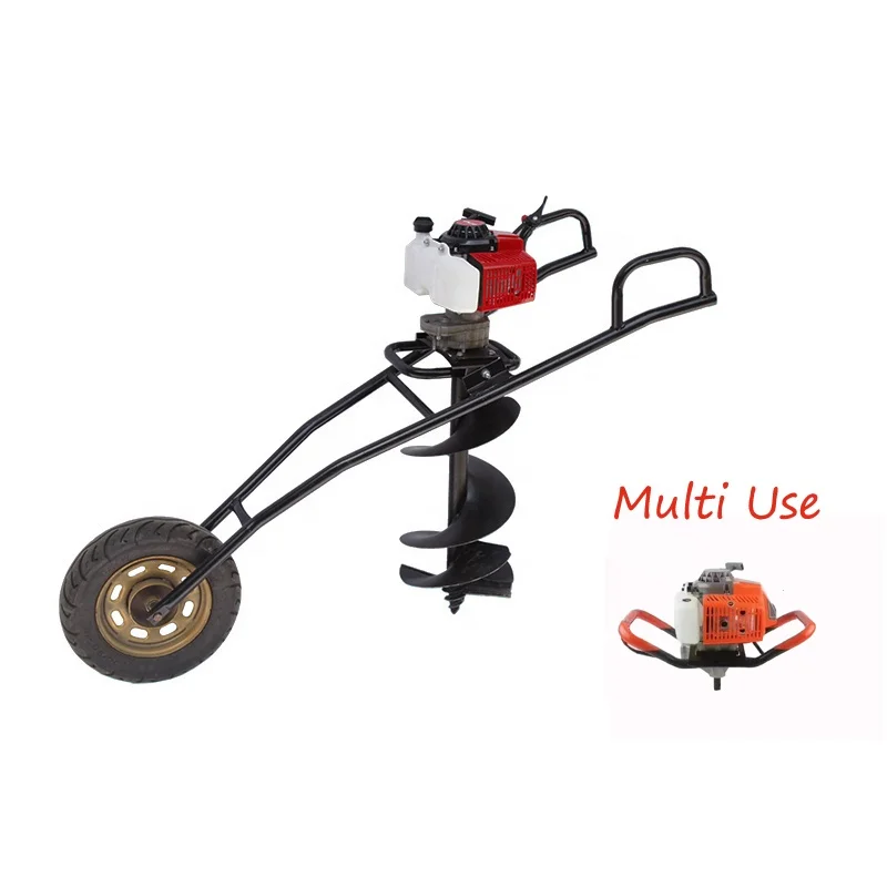 Heavy Duty Ground Drill Bit 63cc Earth Drill Auger Gasoline Post Hole