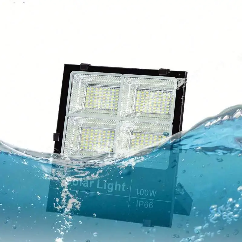 
Hight quality aluminum 200w solar panel led streed light solar flood lights sensors 200w 100w 