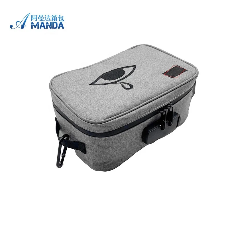 Новый Стильный чехол с ручкой из активированного углеродного волокна с защитой от запаха и комбинированным замком