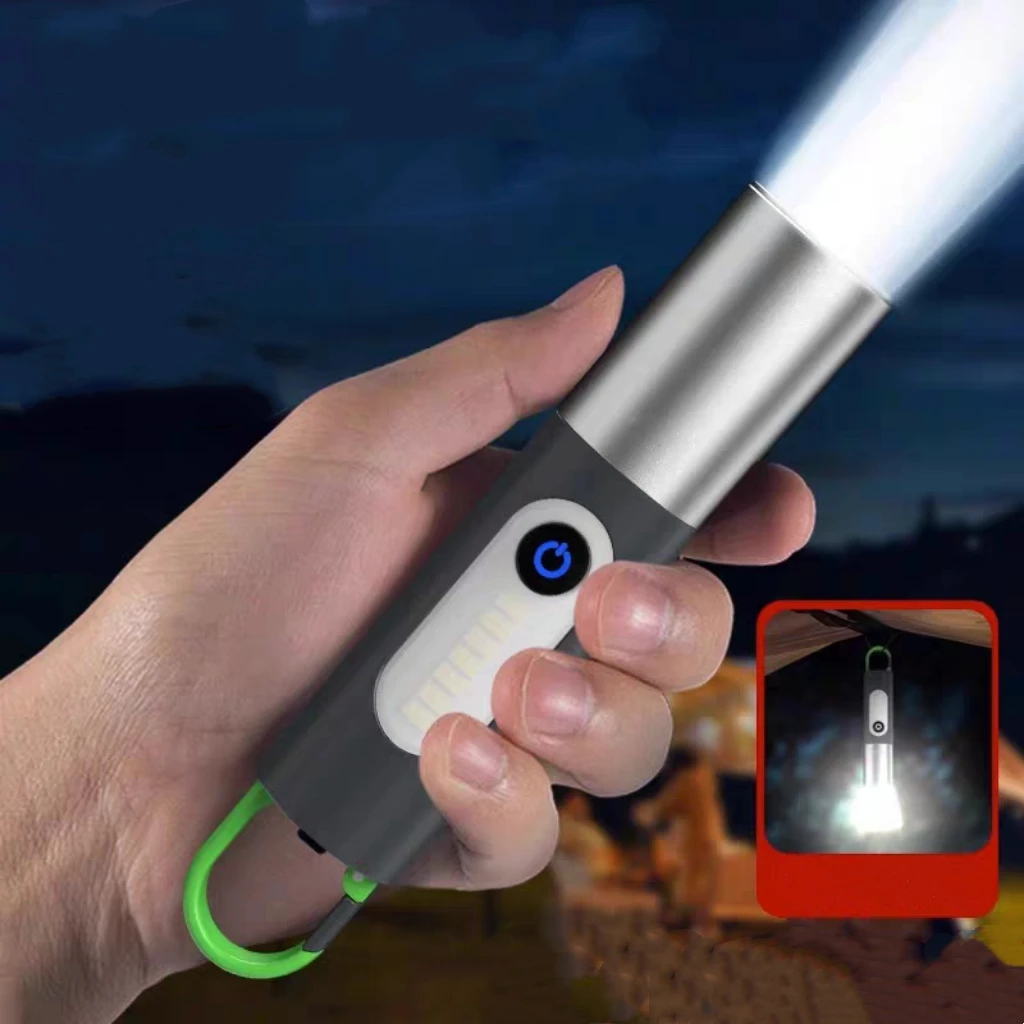 Laser Excited technology provides a more uniform and high brightness lighting effect with a telescopic zoom flashlight