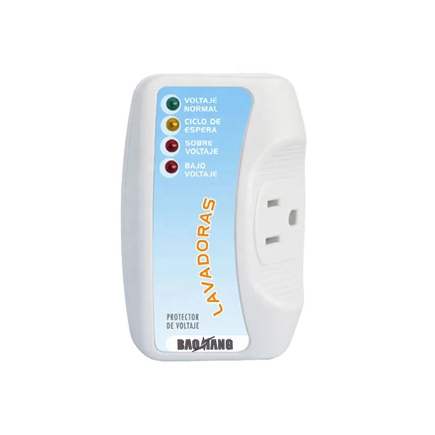 BX V009 Single Phase White Color Refrigerator Voltage Protector Time Delay protector de voltaje 120v
