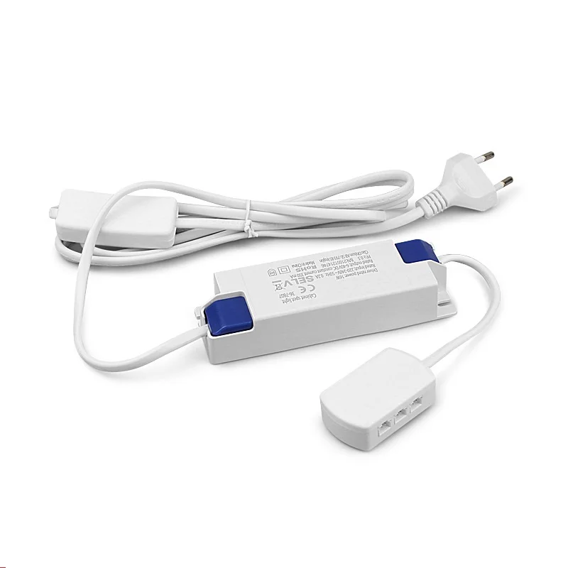 12V MINI JST LED transformer power supply 12W with EURO plug 6-way distributor 2m cable for led kitchen cabinet