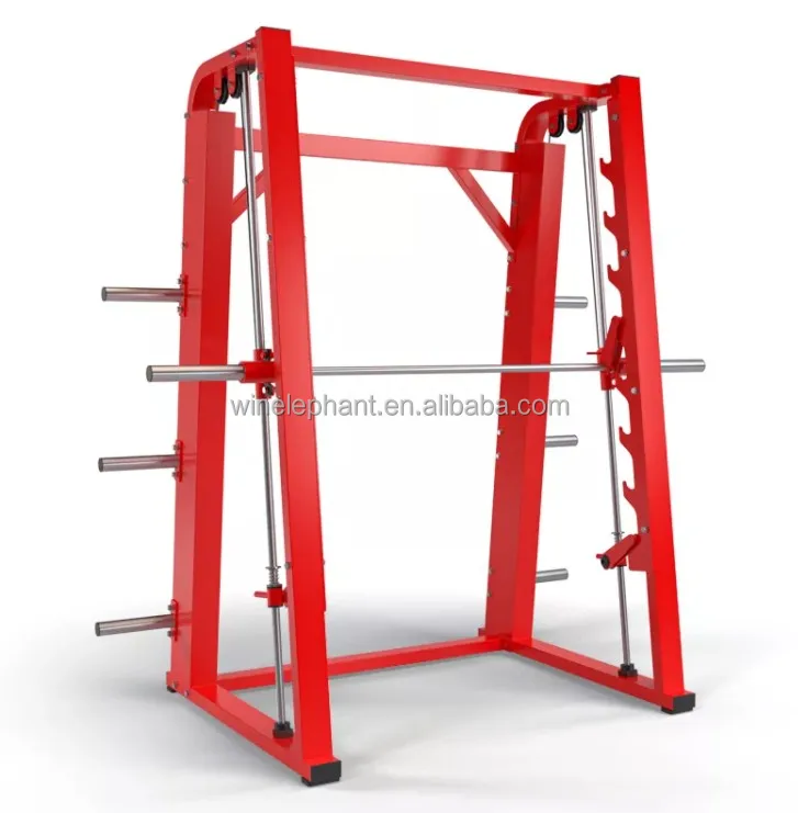 Smith Machine Multifunctional Sports Home Fitness Gym Equipment Cage Home Gym Multi Power Adjustable Squat Rack
