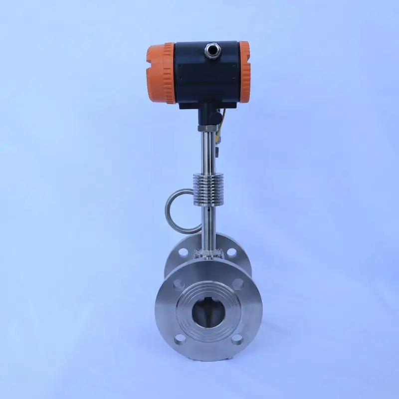 Best quality digital flow meter analog air steam vortex flow meter CE approved Flange connection vortex flowmeter