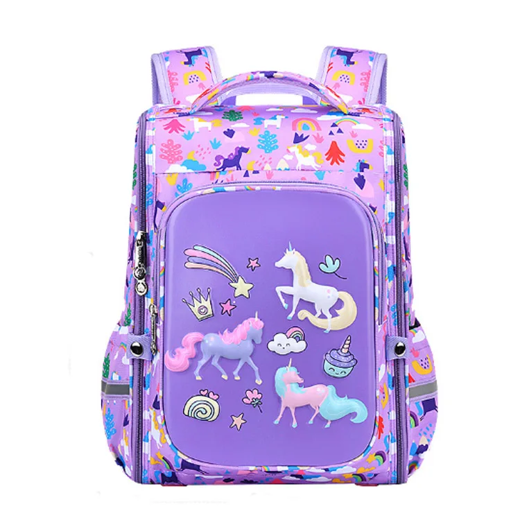 Large Capacity School Bag for Teenagers Girls Backpack with Cartoon School Bags For Boys