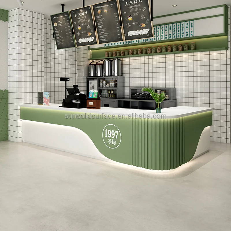 Custom Store Design Electronic Furniture Store  Light Cabinet Tall Cabinet Wall Shelf Store bar counter reception desk For Sale