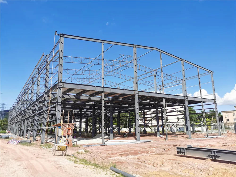 Modular Customized Steel Frame Construction Steel Structure Workshop For Industry