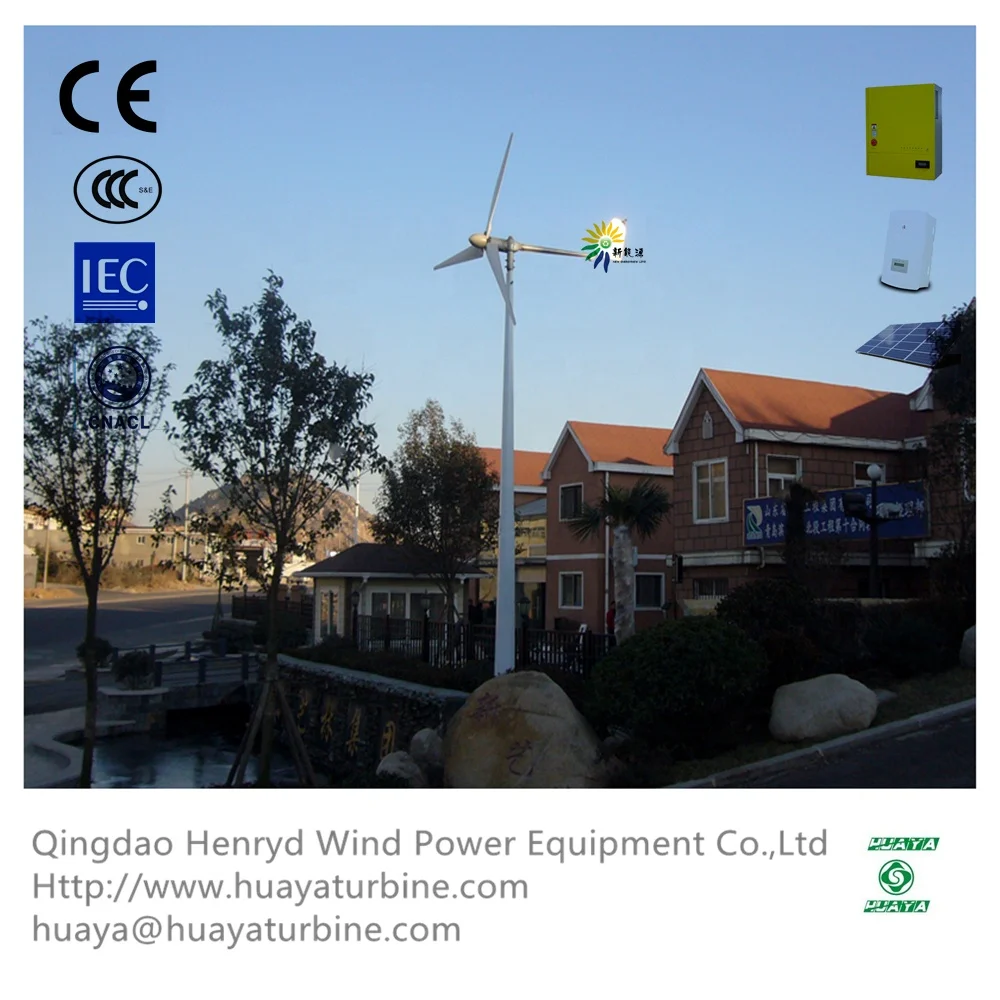 HENRYD 1000W wind mill 24V 48v 120v 240v Horizontal Wind Turbine Generator 1KW