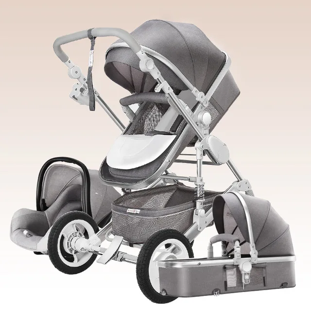 Custom Material 7 Colors Luxury Travel Stroller Baby Strollers