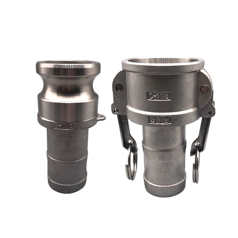 Camlock Fittings Quick Couplings 1/8' 3/4' Stainless Steel 304 316 201 Water Camlock Couplings NPT BSP Threaded Quick Coupling