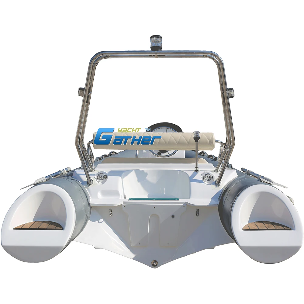 Gather Yacht RIB430B Popular Rowing PVC Inflatable Boat China Factory Cheap Inflatable Boat