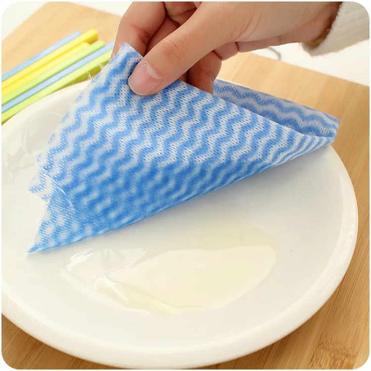 Hot Washable Kitchen Professional Cleaning Cloths Washable Lazy Kitchen Nonstick Wiping Rags