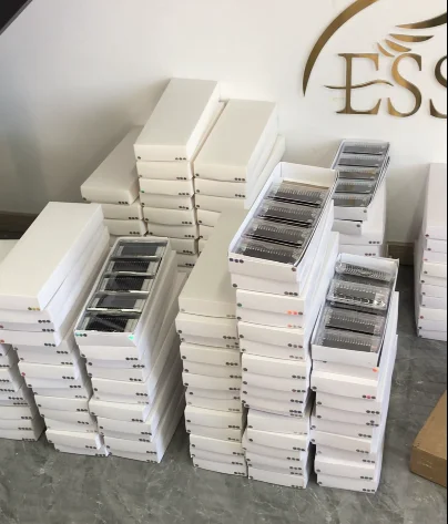 Wholesale Silk Mate Black Volume 6-30mm Eyelash Extensions Fan False Eyelashes Extension Private Label Lash Extension Supplies