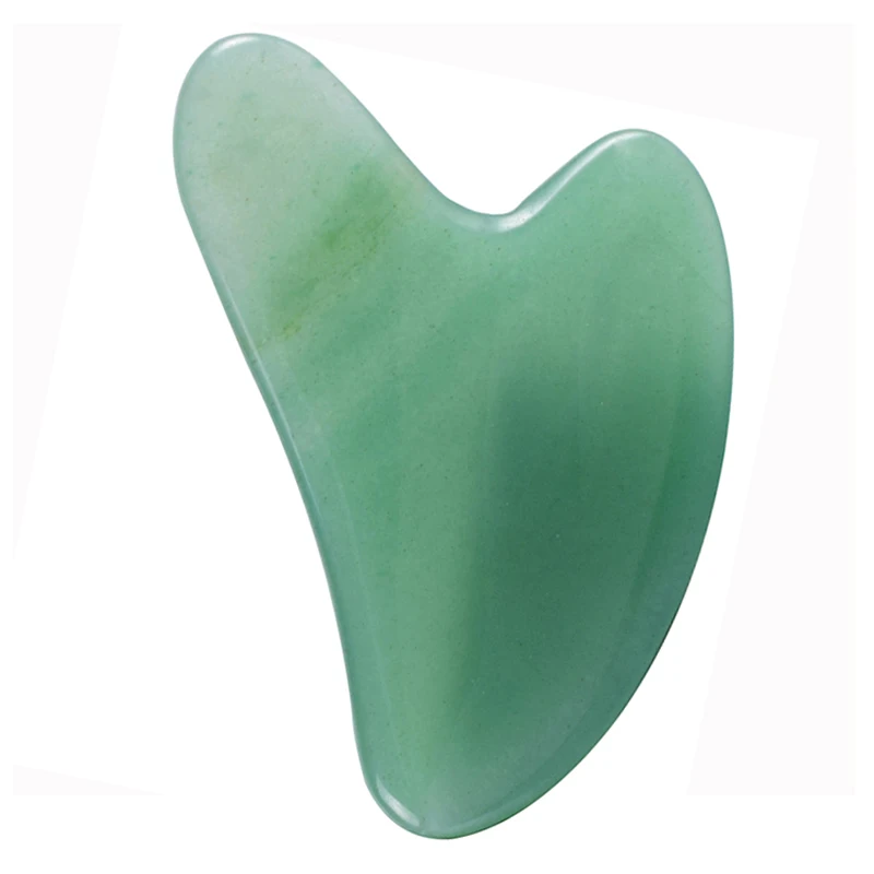 Natural Dong Ling Jade Stone Massage Tool Gua Sha Facial Tools Natural Jade Stone Guasha Board