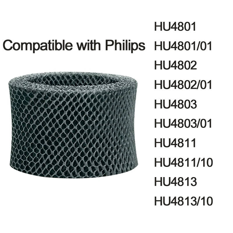 Washable and Reusable FY2402/30 Humidifier Wicking Filter Replacement for Philipss Humidifier HU4816