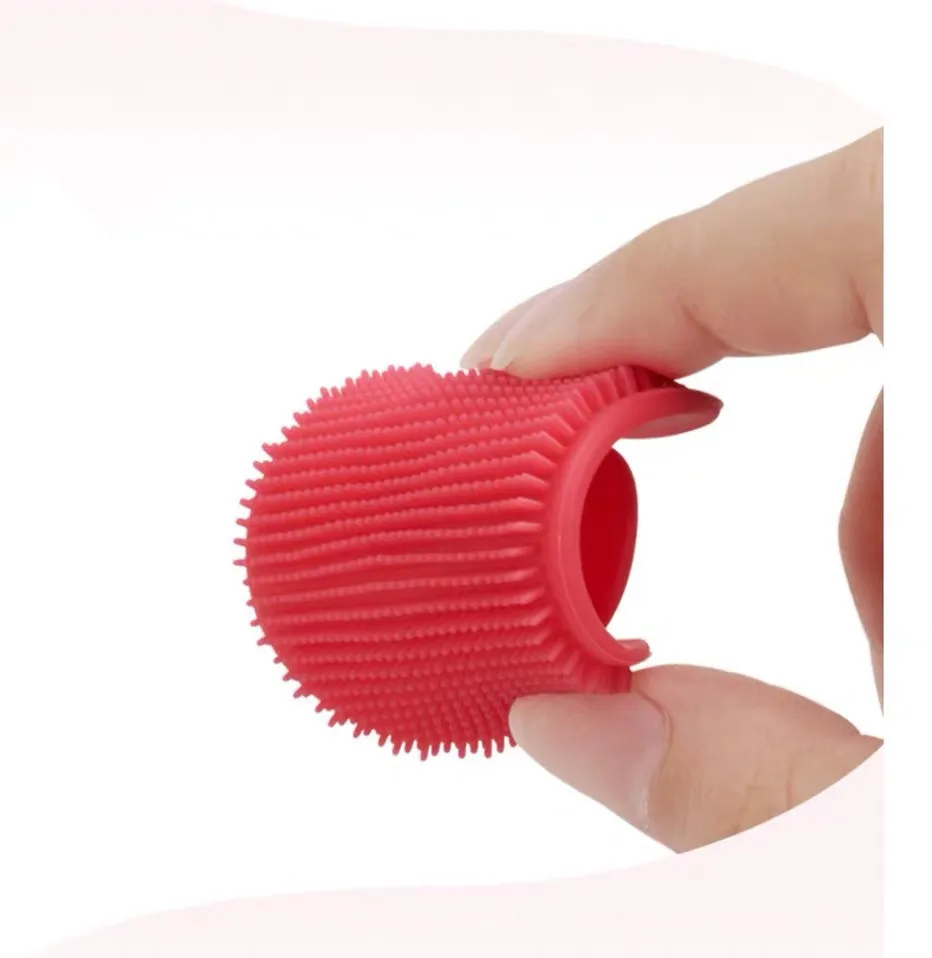 Silicone Cleansing Brushes, Super Soft Facial Scrub Brush Cleaning Brush, Acne Blackhead Handheld Facial Cleansing Brush
