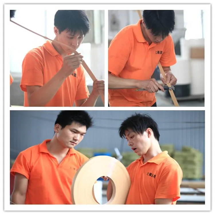 furniture accessories high quality own factory abs 3d melamine PVC edge banding tape wood edge banding for cabinet