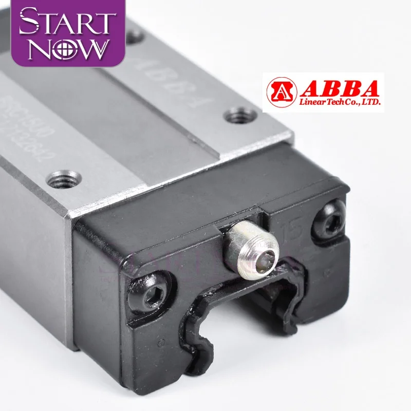 ABBA BRC15U0 BRC20U0 Slider Block Linear Rail Guide Bearing Original Taiwan for CNC Router Laser Machine Woodwork Lathe 3D Print